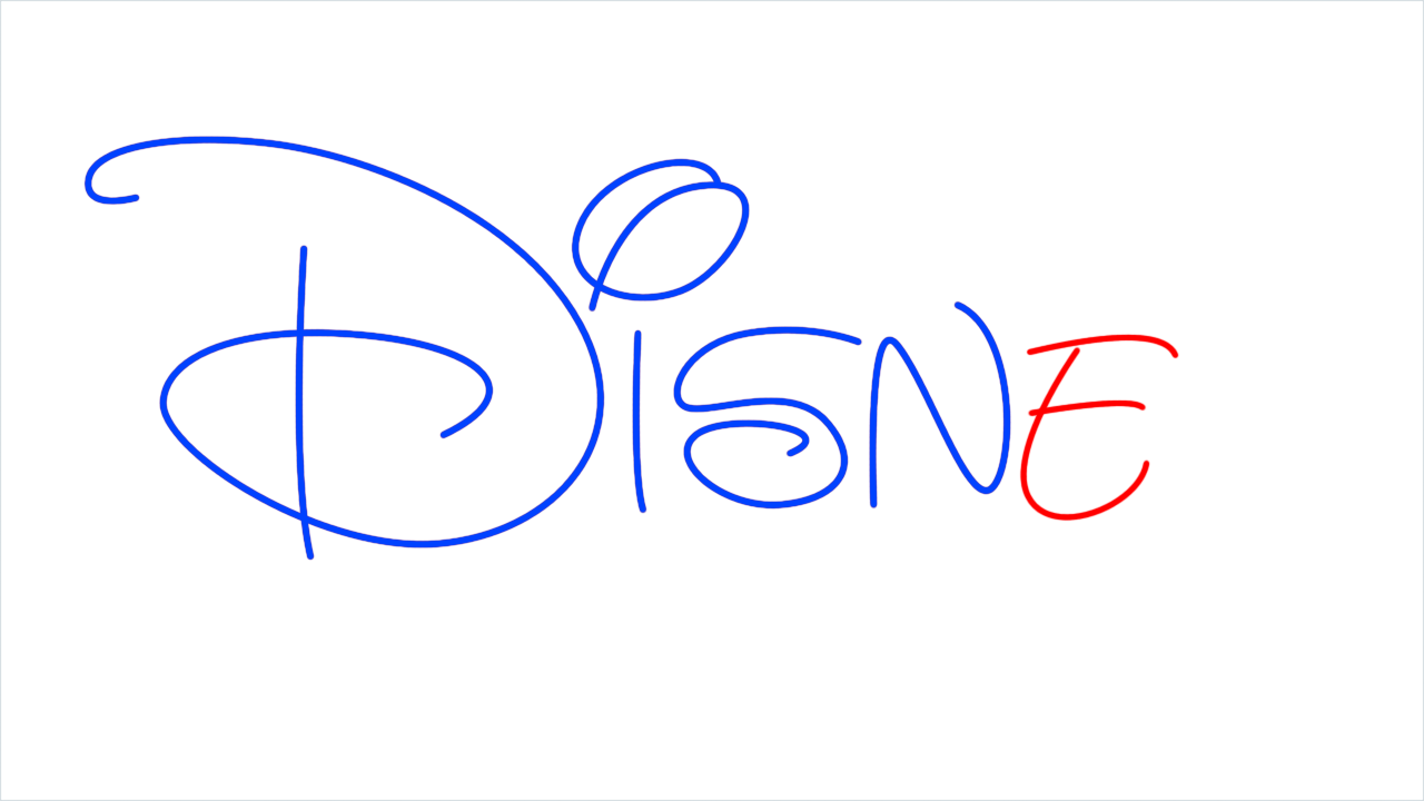How to draw Disney step (5)