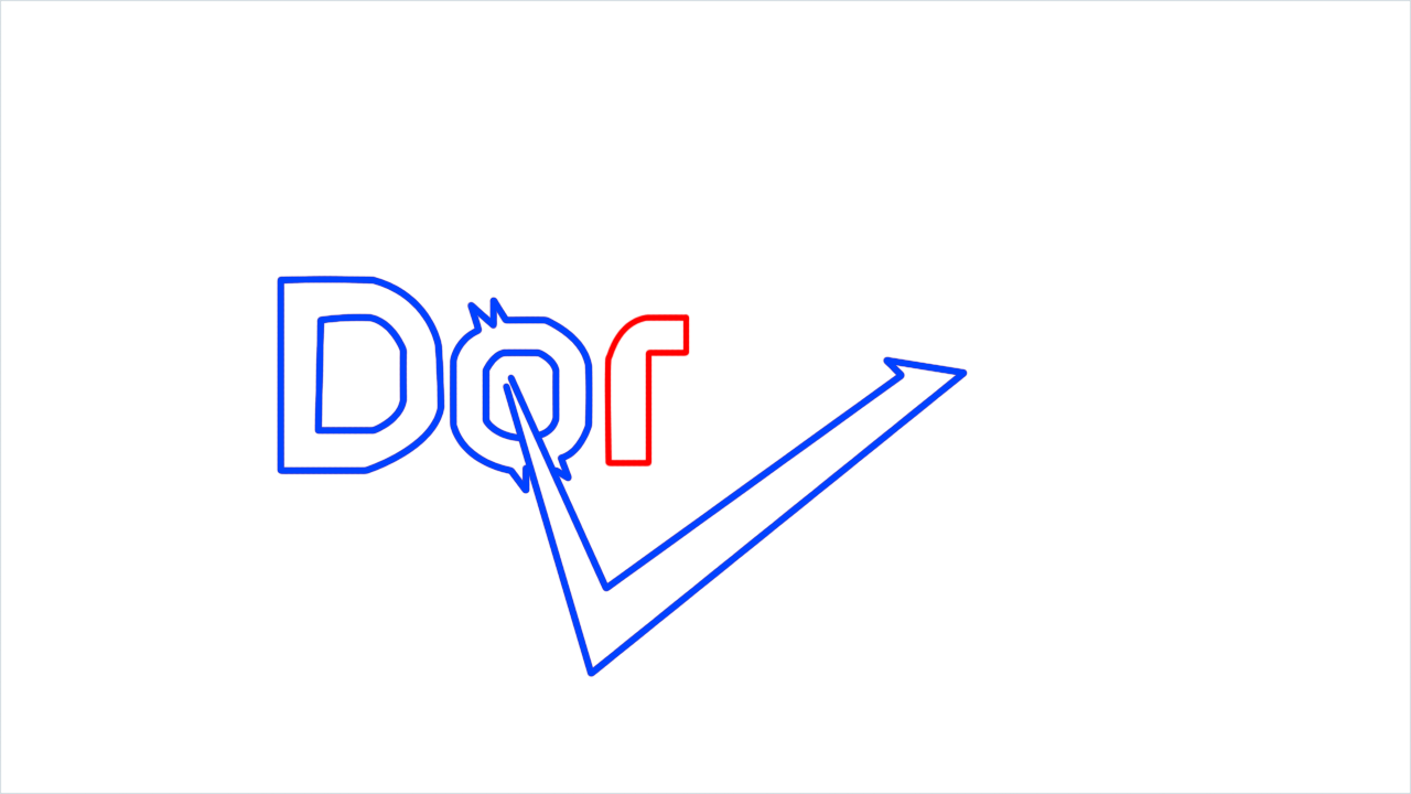 How to draw Doritos step (4)