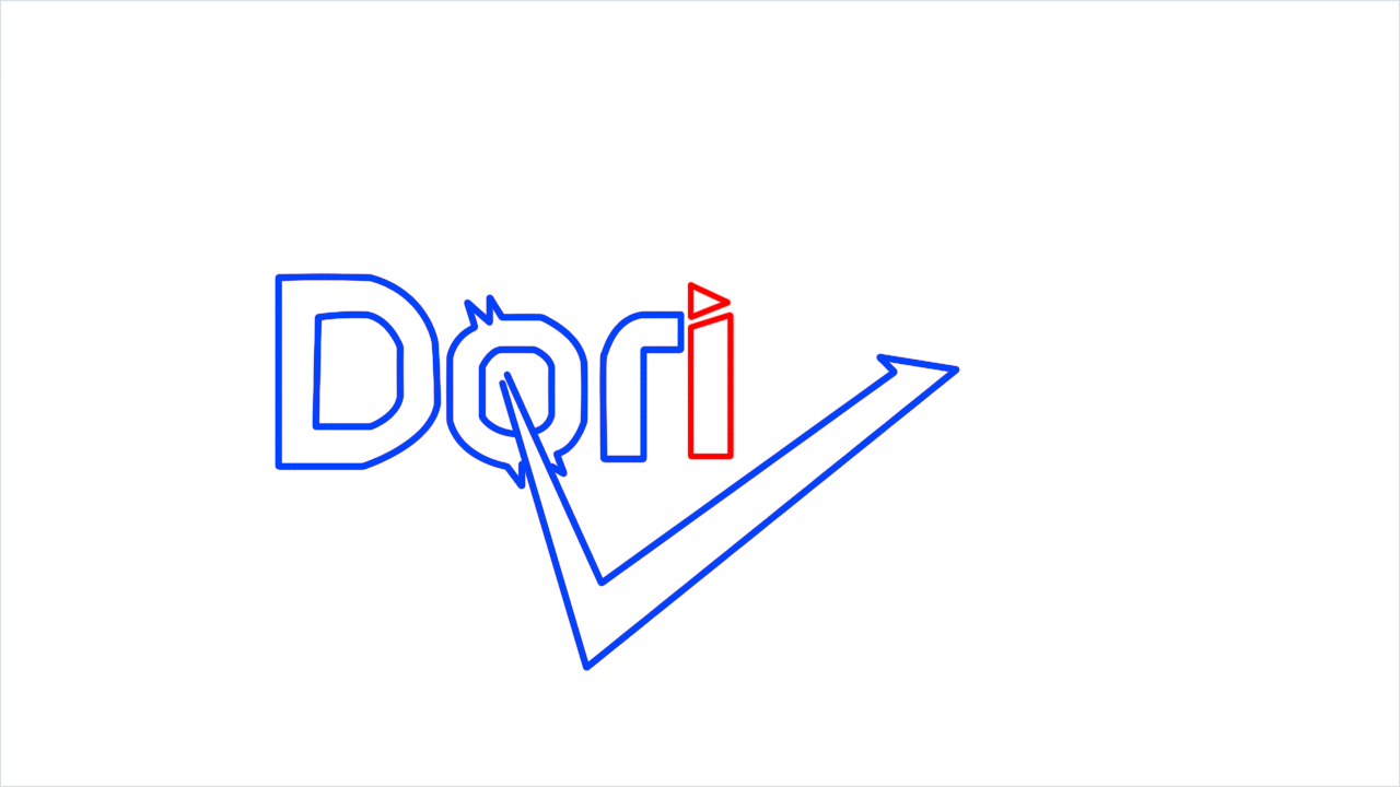 How to draw Doritos step (5)