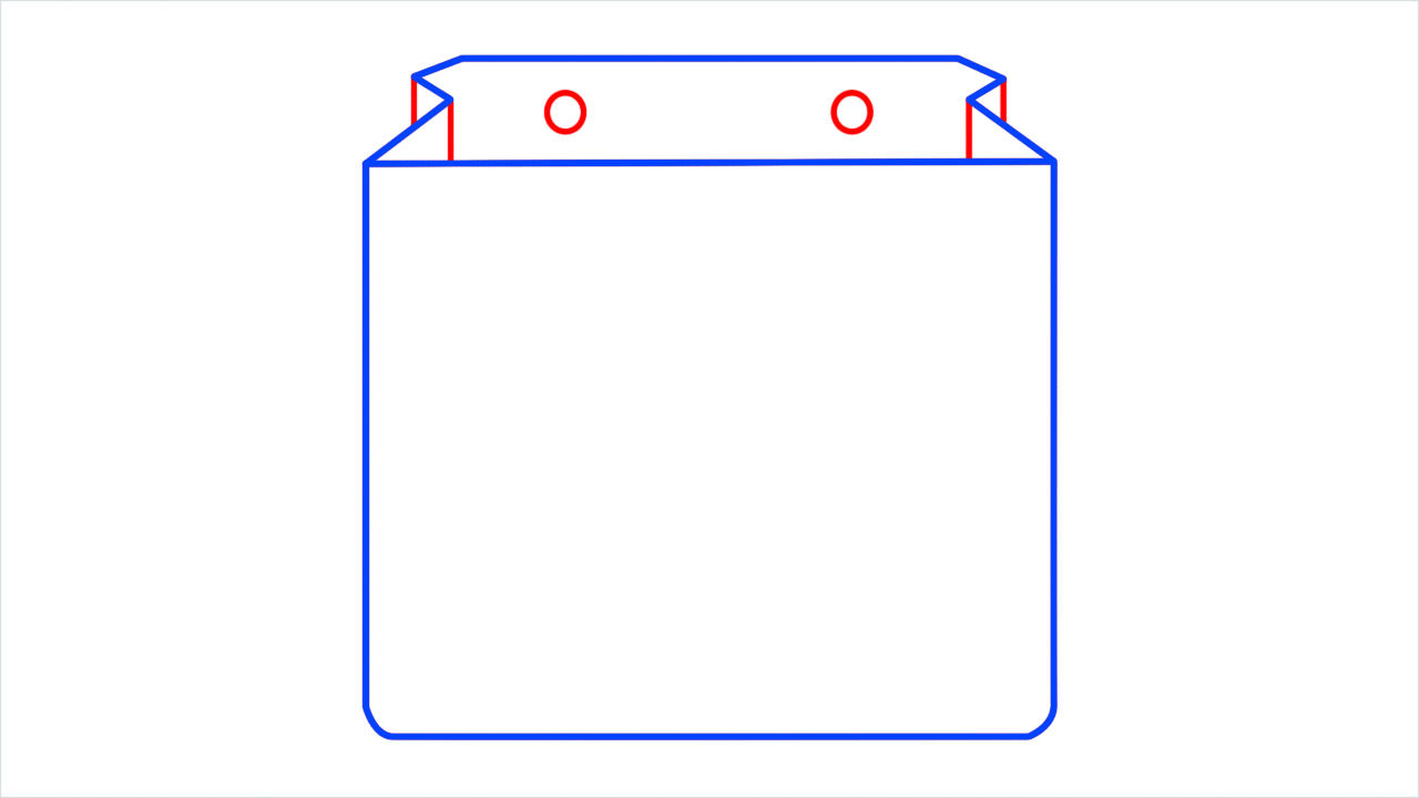 How to draw Flipkart Logo step (3)