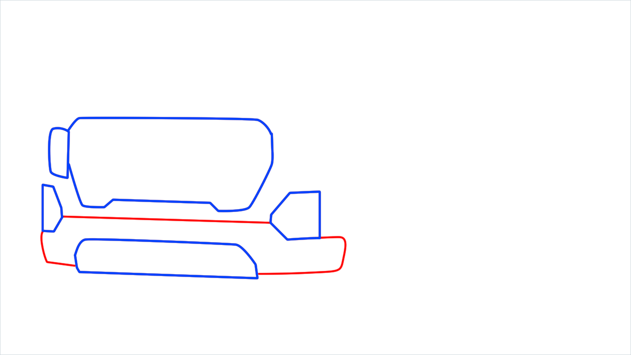 How to draw GMC sierra step (4)