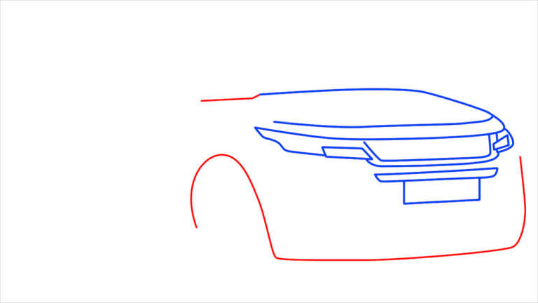 How To Draw Land Rover Car Step by Step - [18 Easy Phase]