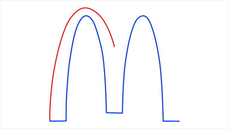 How To Draw McDonald's Logo Step by Step - [5 Easy Phase]