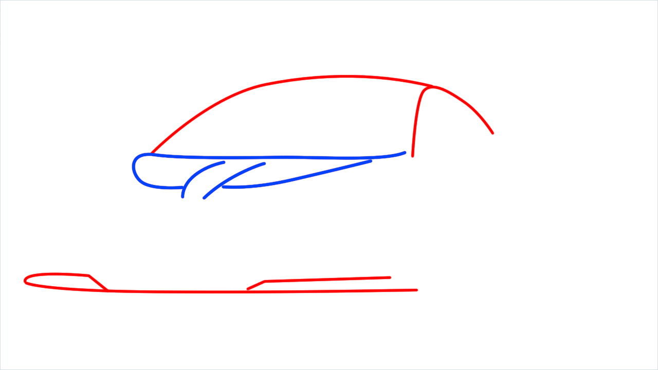 How to draw McLaren Senna step (3)