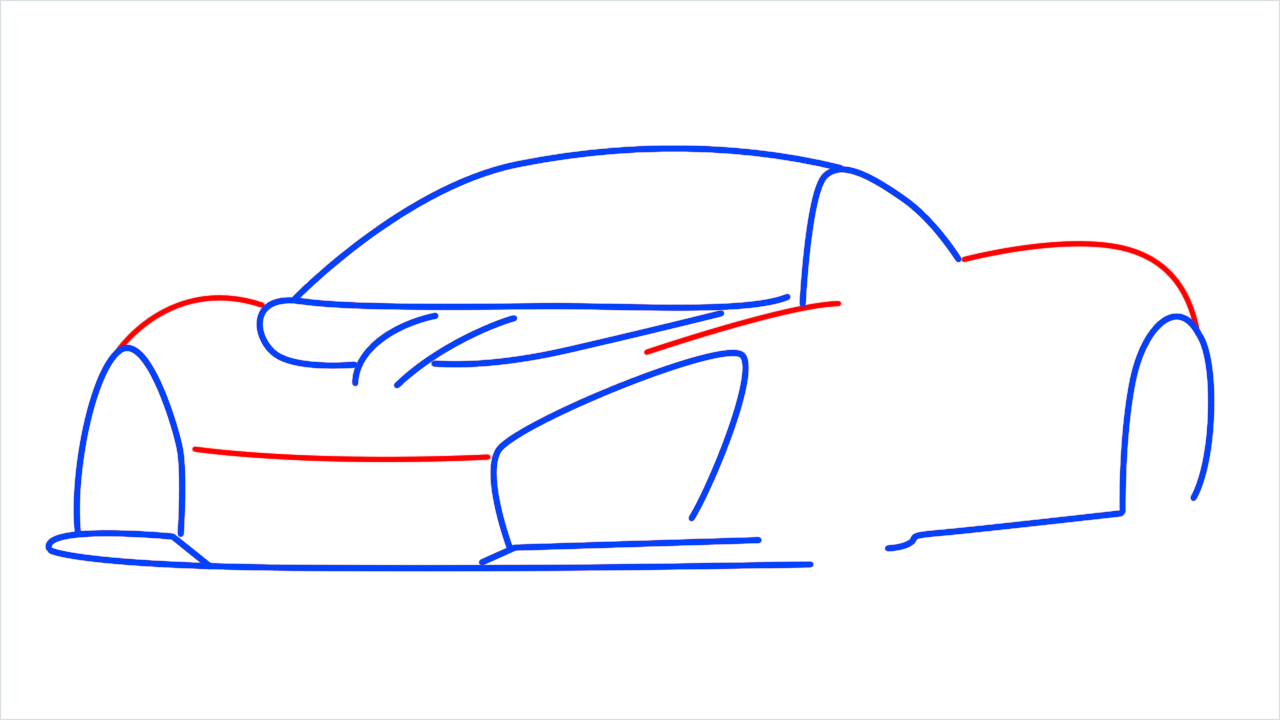 How to draw McLaren Senna step (5)