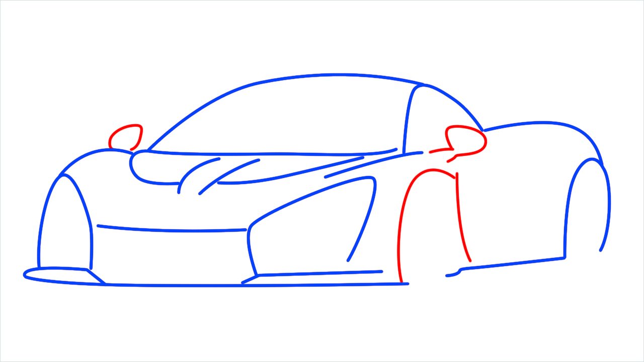 How to draw McLaren Senna step (6)