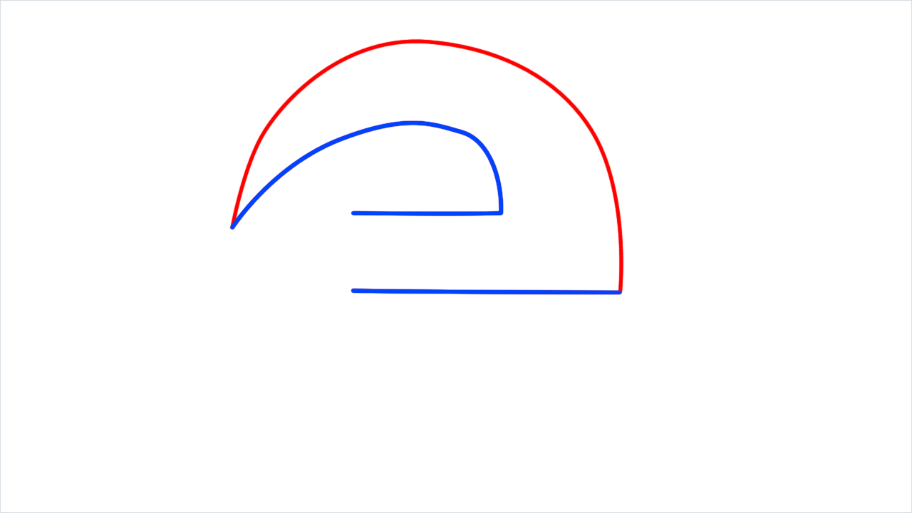 How to draw Microsoft Edge (3)