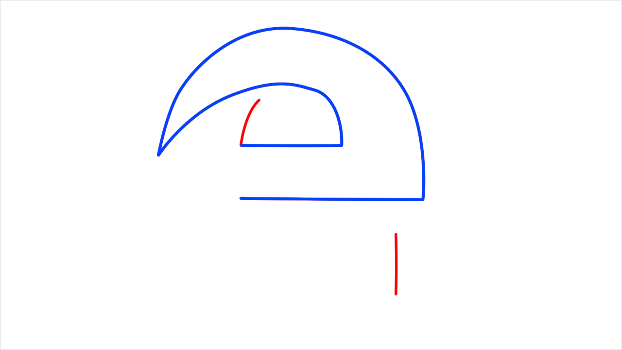 How to draw Microsoft Edge (4)