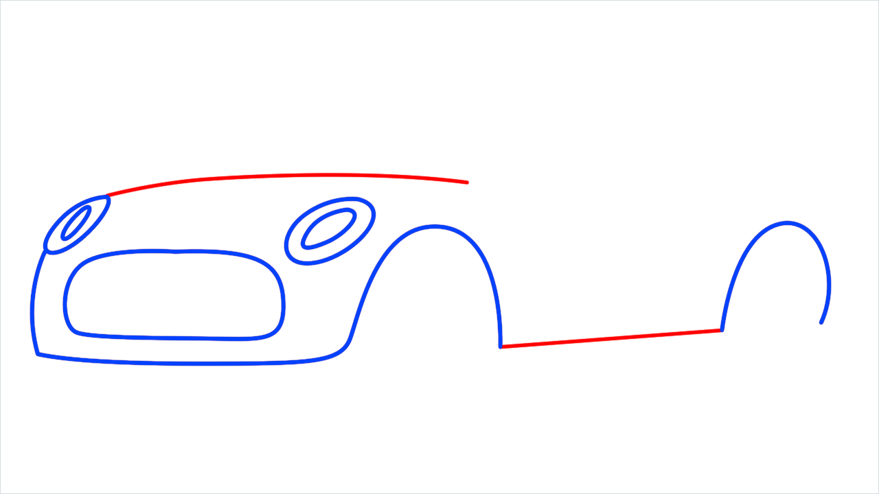 How to draw Mini cooper step (4)