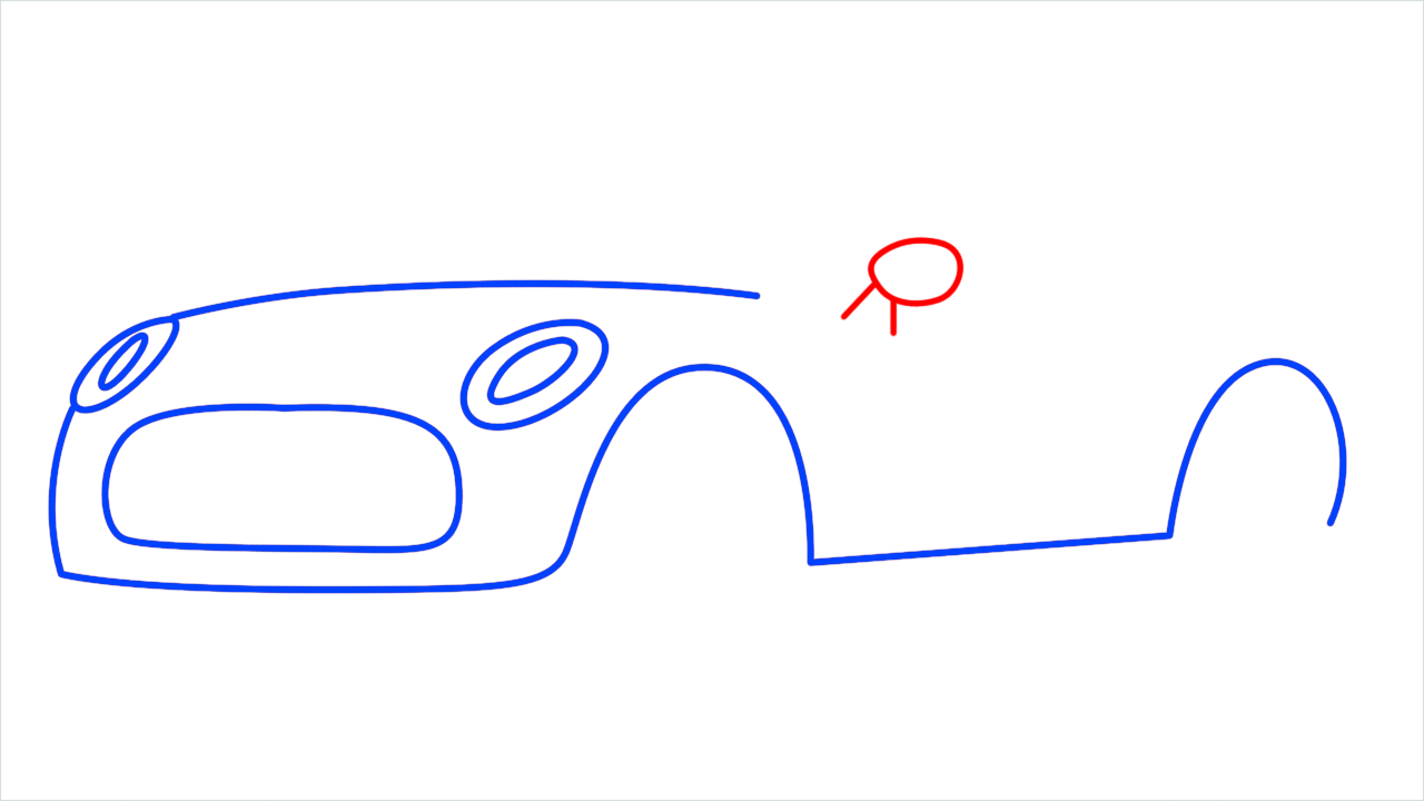 How to draw Mini cooper step (5)
