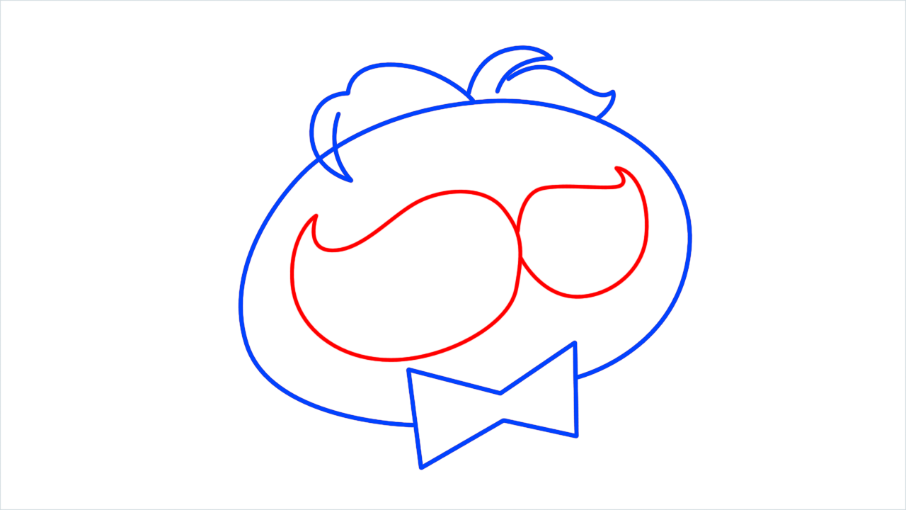 How to draw Pringles Logo step (4)