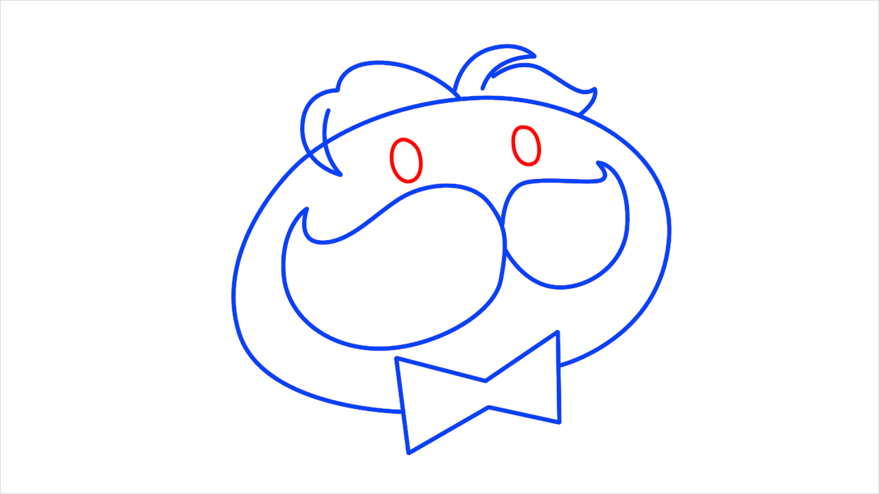 How to draw Pringles Logo step (5)