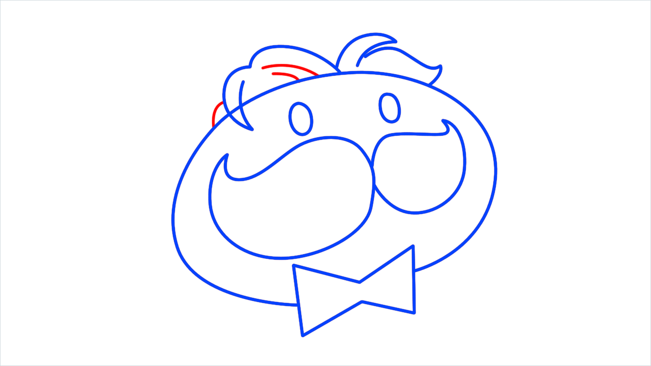 How to draw Pringles Logo step (6)