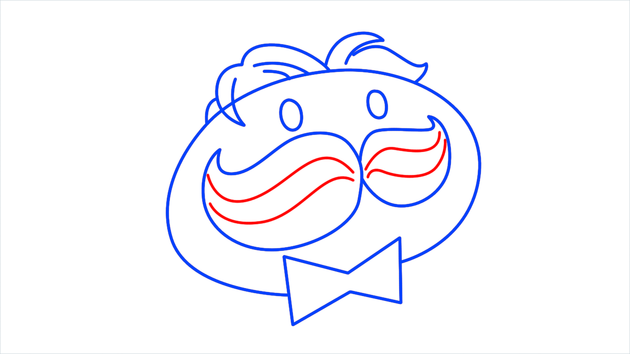 How to draw Pringles Logo step (7)