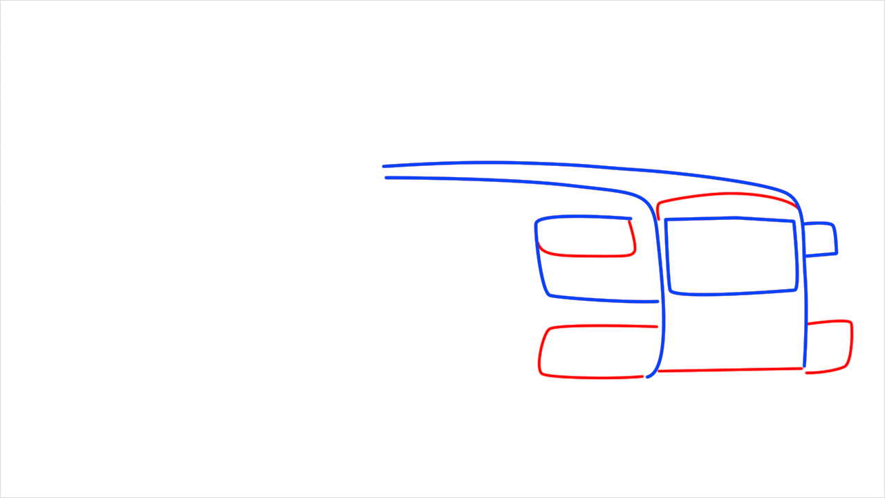 How to draw Rolls Royce Cullinan step (3)