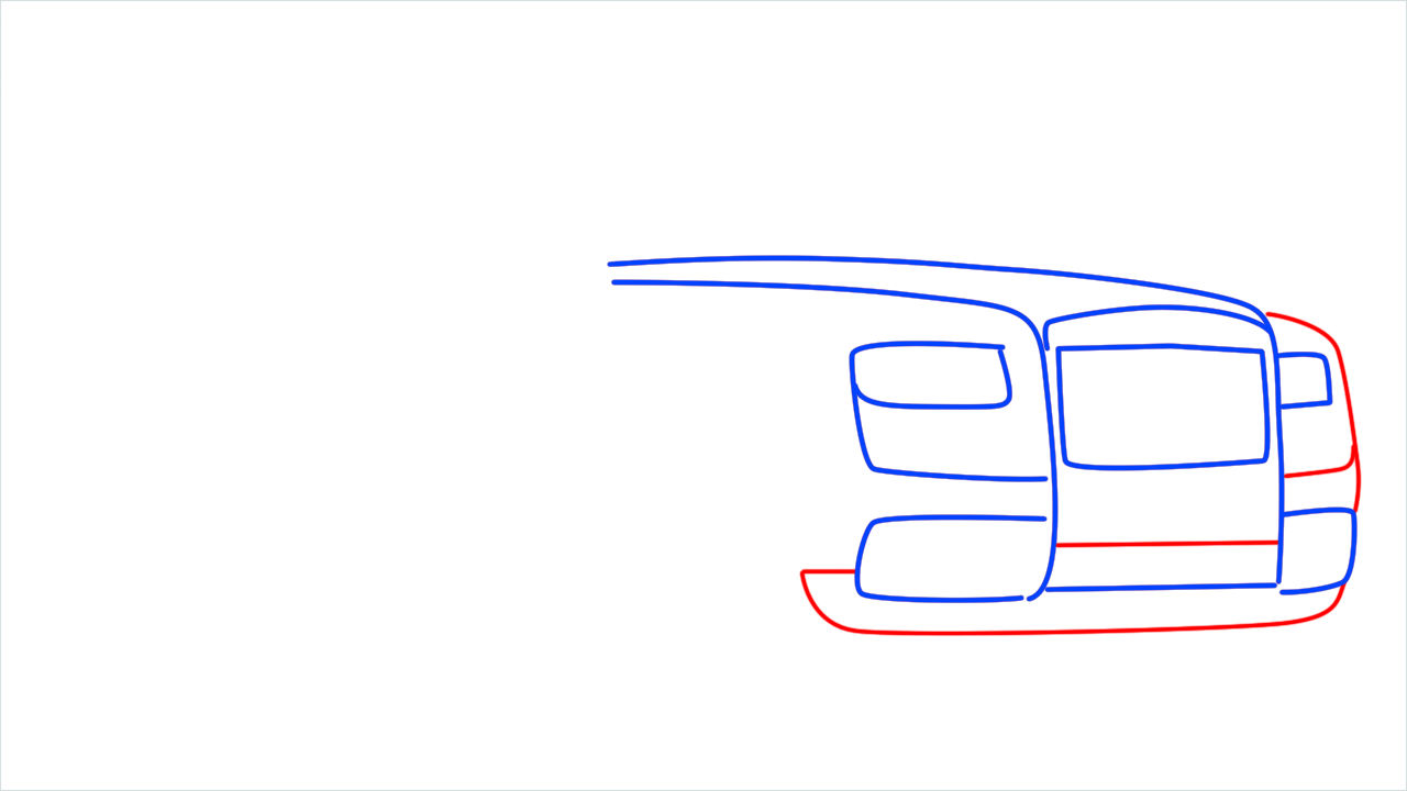 How to draw Rolls Royce Cullinan step (4)