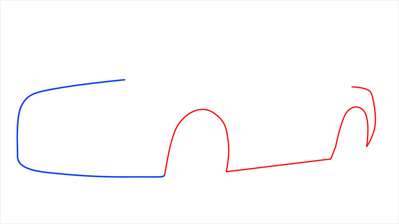 How to draw Rolls Royce Dawn step (2)