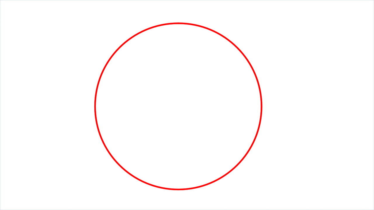 How to draw Safari browser Logo step (1)