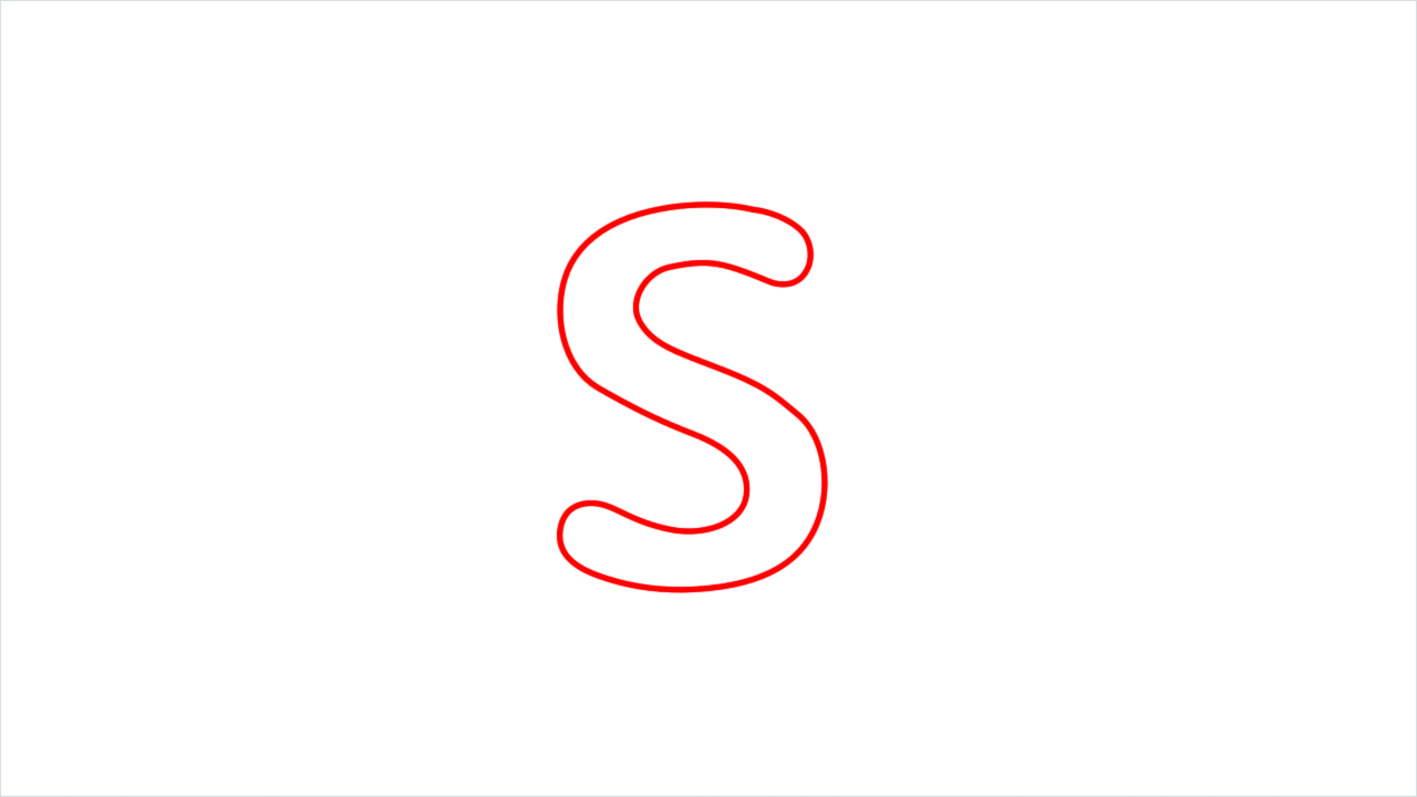 How to draw Skype Logo step (1)