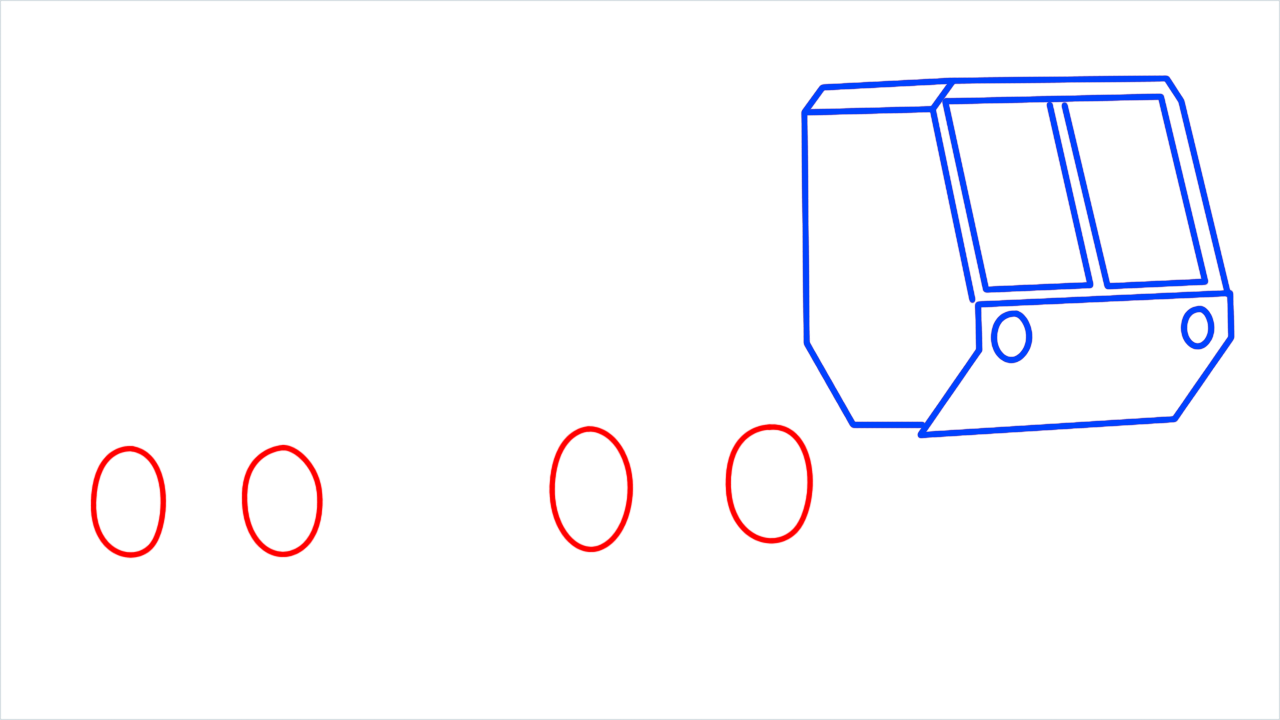 How to draw US army truck step (5)