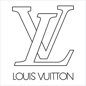Louis Vuitton logo drawing