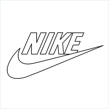 Nike Logo drawing