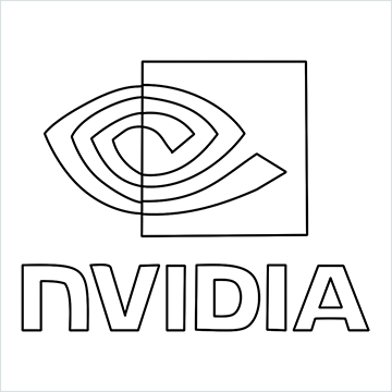 Nvidia Logo drawing