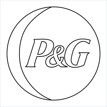 P&G Logo drawing