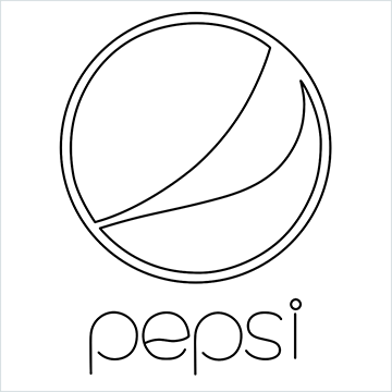 Pepsi Logo drawing