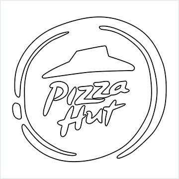 Pizza Hut Logo drawing