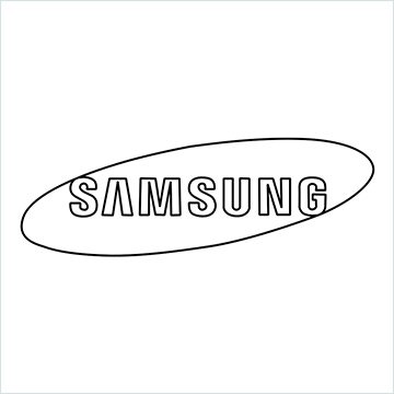 Samsung Logo drawing