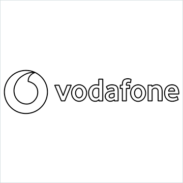 Vodafone Logo drawing