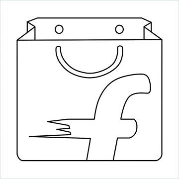 flipkart logo drawing