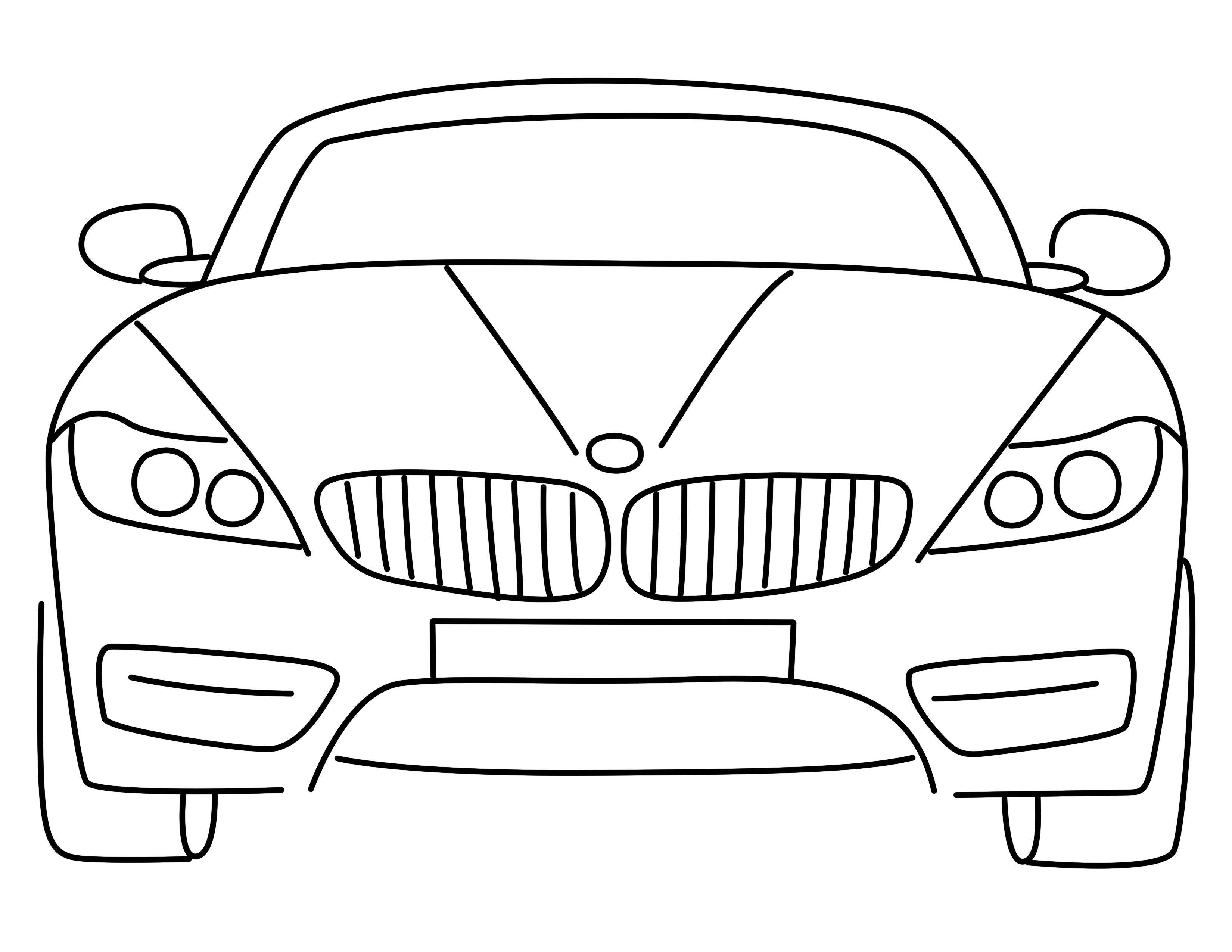 BMW Z4 front coloring page