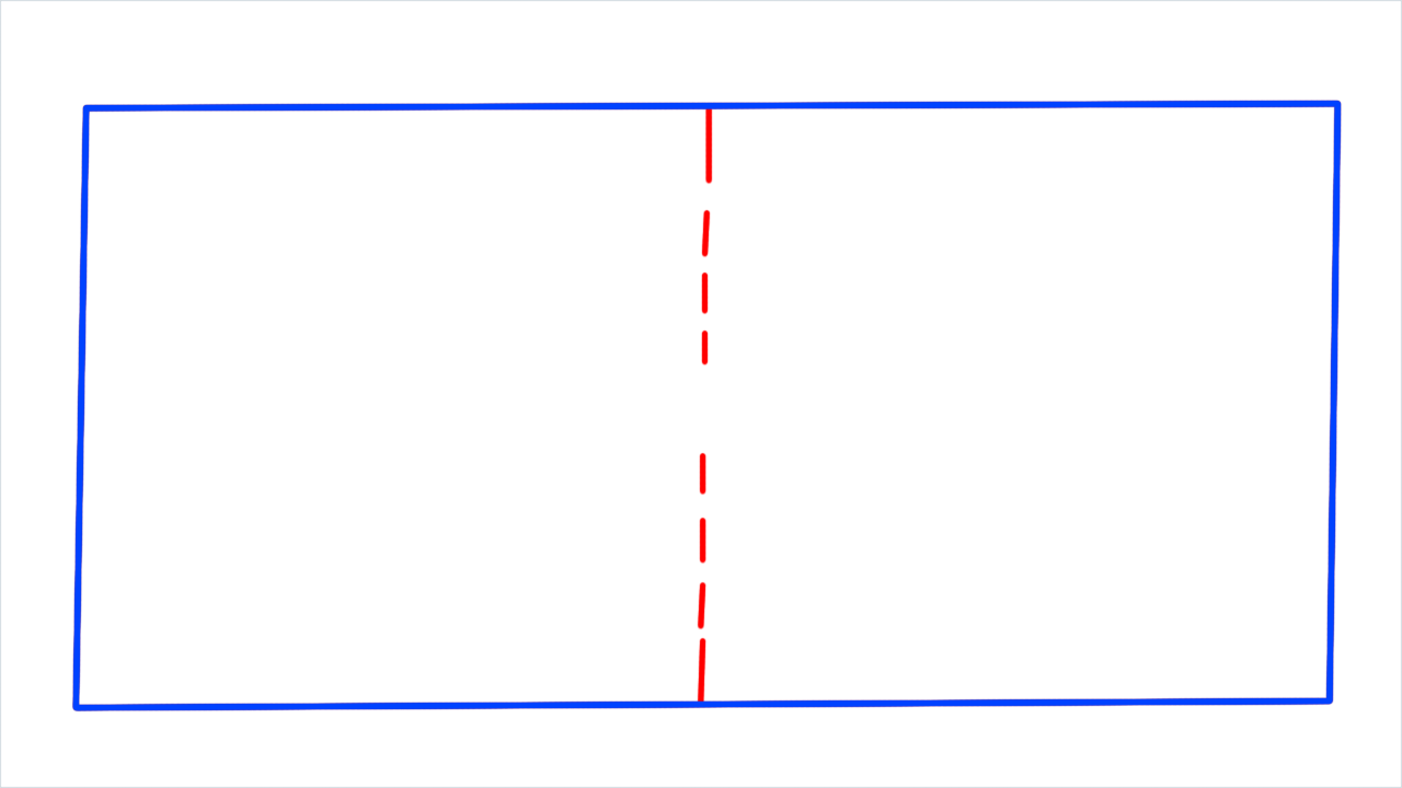 How to draw Badminton court step (3)