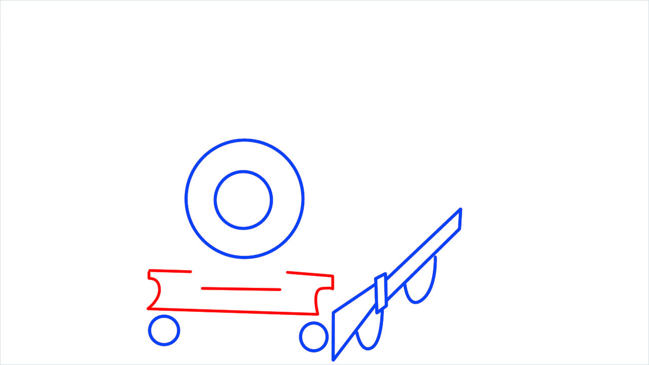 How to draw Train engine step (6)